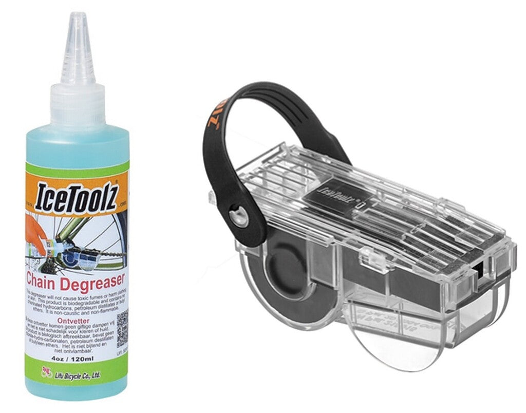 Kettenreiniger mit Entfetter (120 ml) iCetoolz 240C212 (Set)
