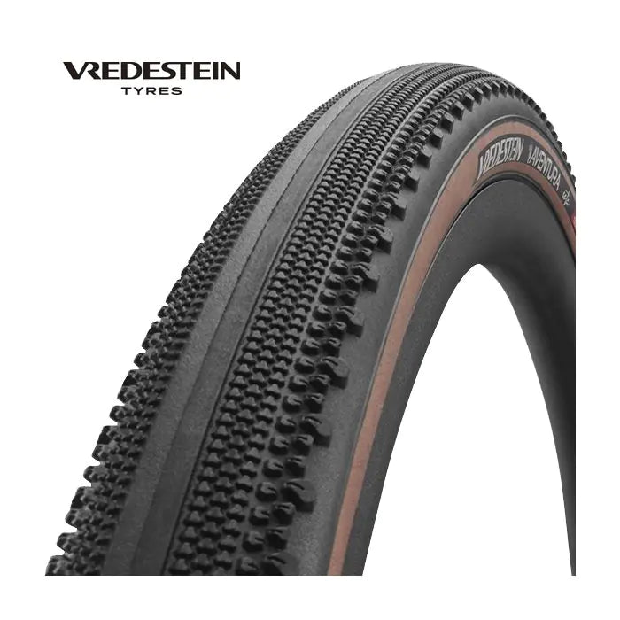 Vredestein - Aventura Seta TLR 700x38c Schwarzbraun
