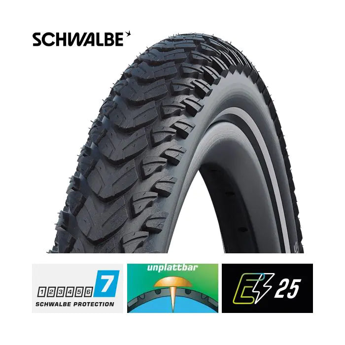 Außenreifen Marathon Plus Tour 26 x 2,00 (50-559) schwarz