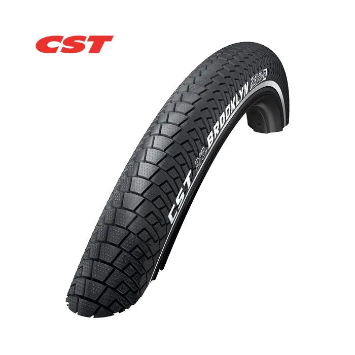 Reifen: CST Brooklyn Pro Farbe: Schwarz (2mm Anti-Leak) Größe: 26x2.1, Etro 55-559