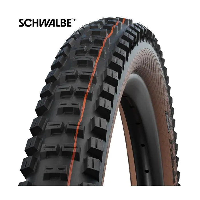 Klappband Schwalbe Big Betty Super Gravity 29 x 2,40 62-622 mm - schwarzes Braun
