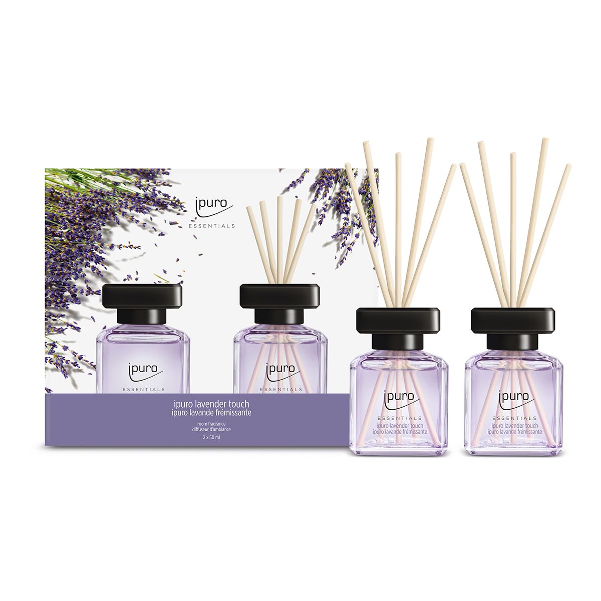 Ipuro Duftdiffusor Lavendel Touch 2 x 50 ml