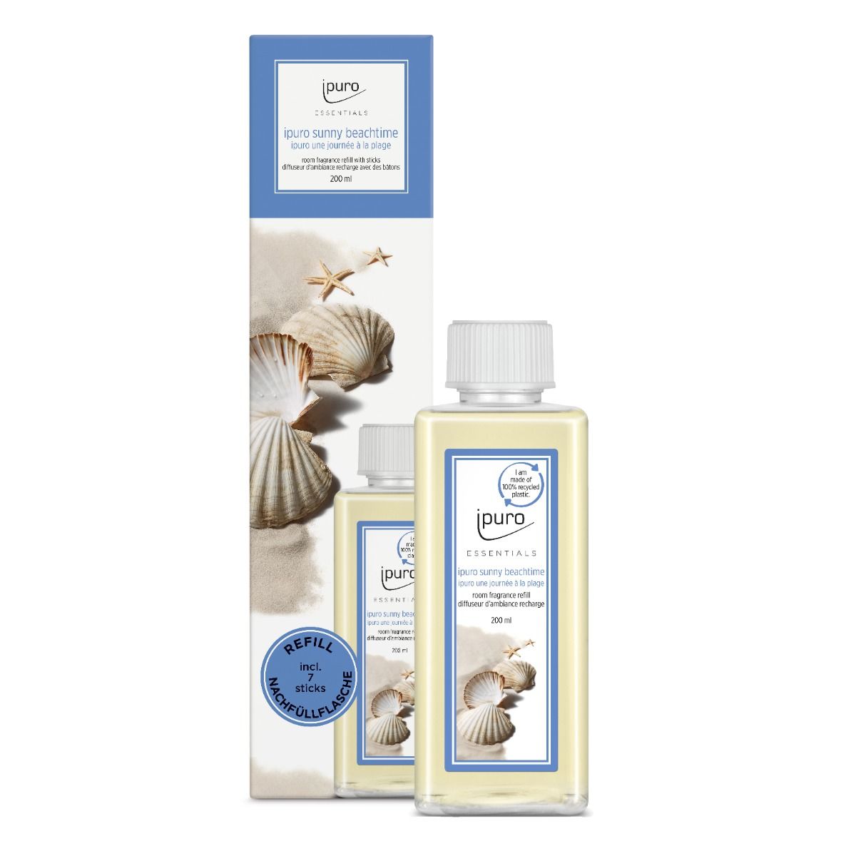Ipuro Duftdiffusor Nachfüllpackung Sunny Beachtime 200 ml