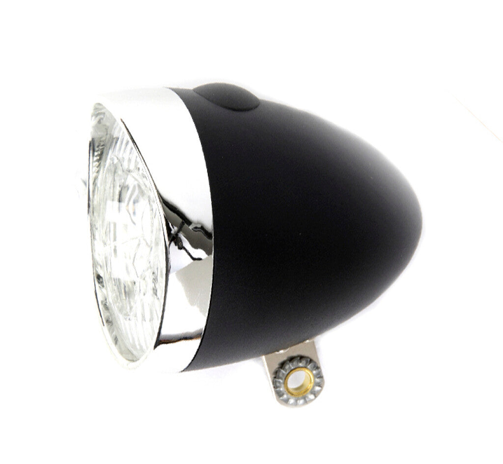 Scheinwerfer Retro LED Black Battery