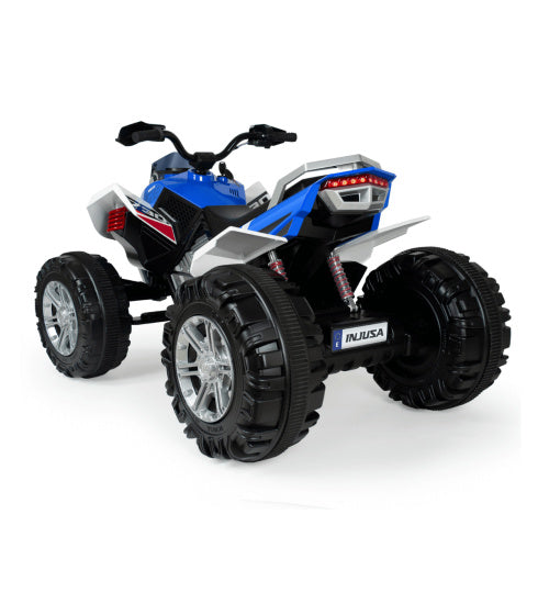 Injusa Rage Electric Children's Quad 12V Blau Weiß