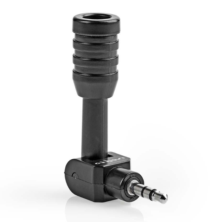 Nedis micmj100bk kabelgebundenes Mini-Plug-in-Mikrofon 3,5 mm schwarz