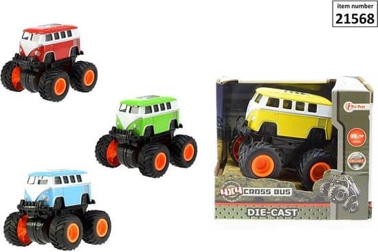 Jonotoys Druckguss-Cross-Van 4x4 mit Friktionsantrieb