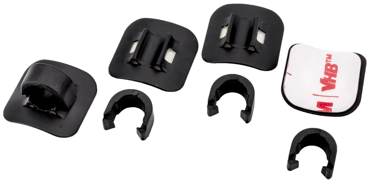 Katana selbstklebendes Aluminium-Führungshülsen-Set inkl. Clips (4 Stück)