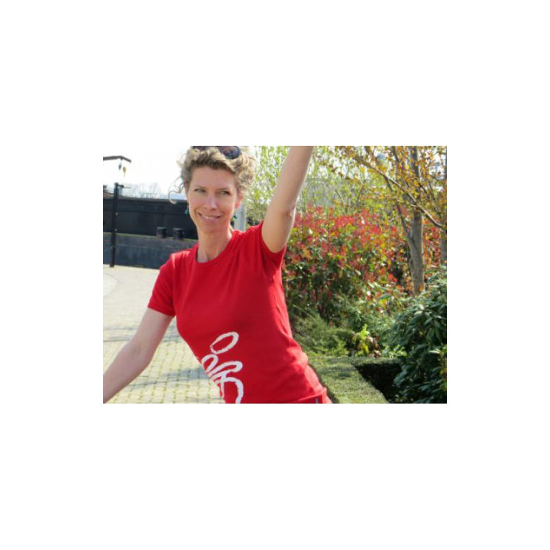Kickbike rotes T-Shirt Größe M