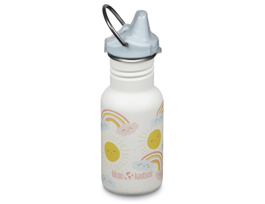 Klean Kanteen Kindertrinkflasche mit Trinkverschluss – Regenbogen – 355 ml