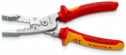 Knipex Kabelabisolierer 5 in 1 Kombizange VDE | 200mm - 1376200me