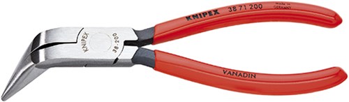 Knipex Mechanikzange 70 Grad flache Rundbacken 200 mm - 3871200