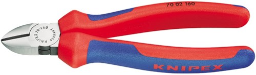 Knipex Seitenschneider poliert Comfort 160 mm - 70 02 160 sb - 7002160sb