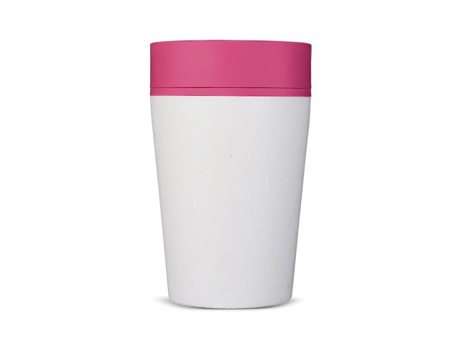 Circular Co. Kaffeetasse - runde Tasse - graurosa - 227 ml