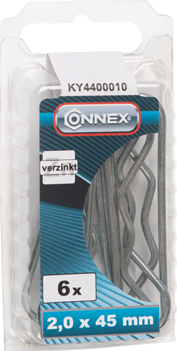 Connex-Federhalteklammern 2x50mm 6 Stück vz - ky4400010