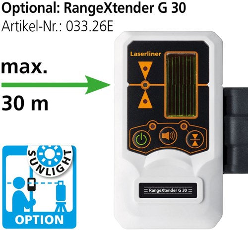 Laserliner smartcross-laser groene kruislijnlaser gx 150 cm set - 036.734e