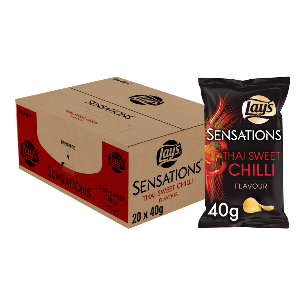 Lay's sensations thai sweet chilli (20x 40gr)