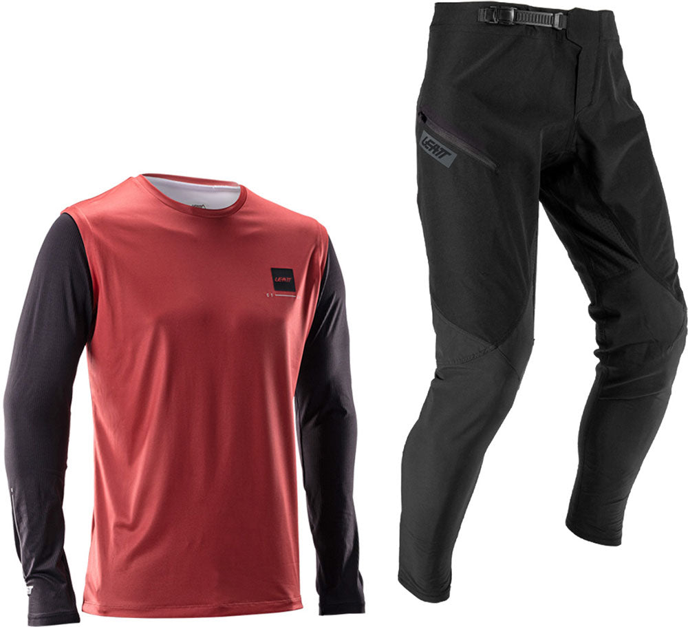 Leatt gravity 1.0 - mtb long sleeve jersey pants | xl