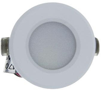 Enzo led mini inbouwspot 1,5w 2700k 37mm 60gr rond vast wit - led4630