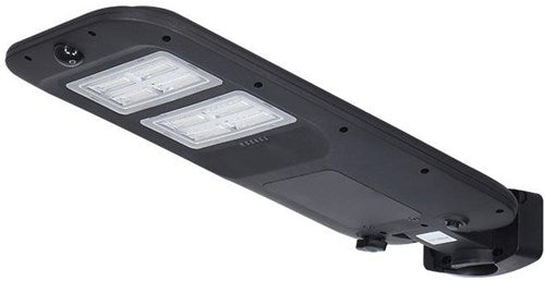 Enzo led solar straatlamp 14w 4000k zwart + schemerschakelaar - 5014120
