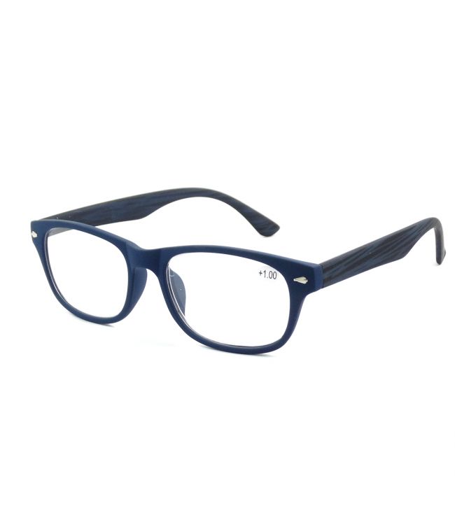 Spectrum Lesebrille blau schwarz sortiert quadratisch