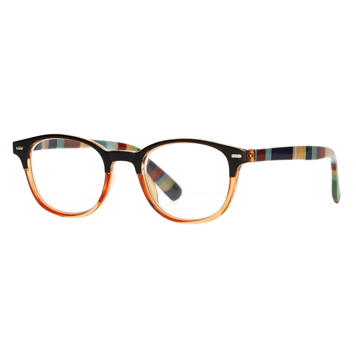 Spectrum Lesebrille transparent orangefarben 2,50