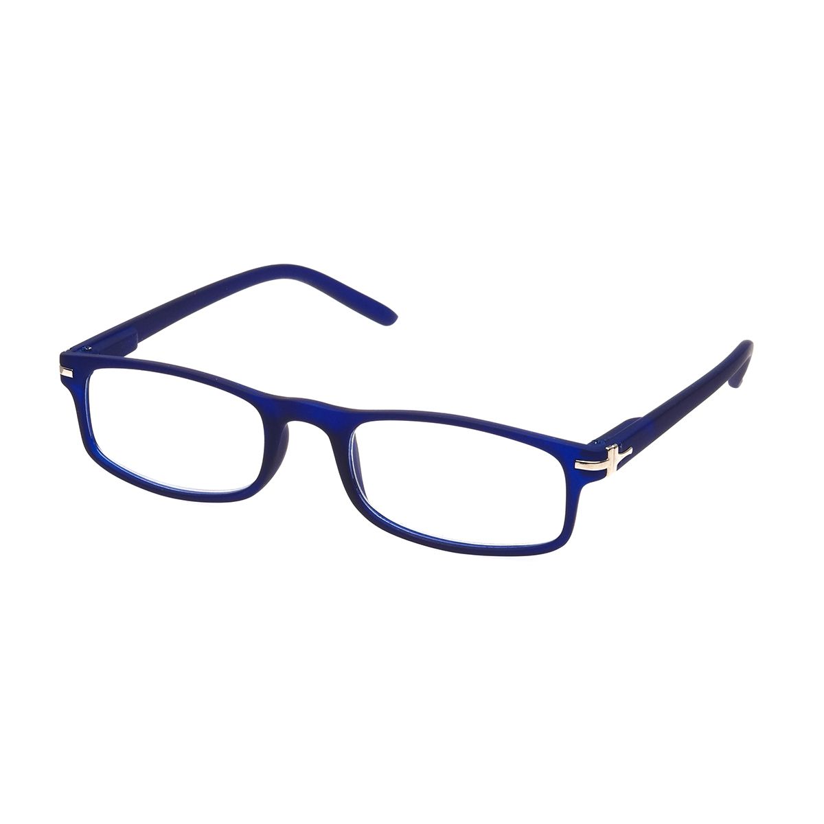 Spectrum Lesebrille mattblau rechteckig 2,00
