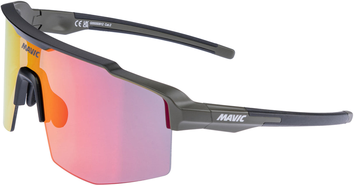 Mavic Brille MVS Shield Kat.2 Khaki Rot