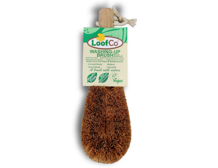 Loofco Spülbürste mit Griff – Kokosnuss