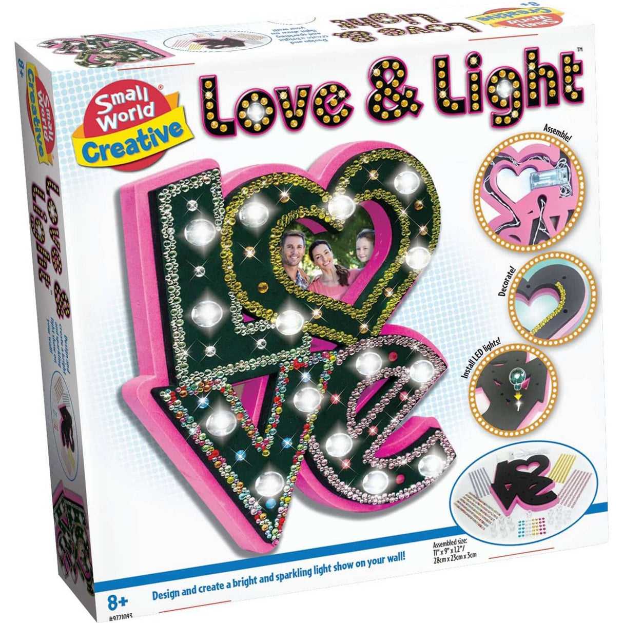 Markeneinheit Love and Light, gestalten Sie Ihre eigene Lichtshow für Ihre Wand