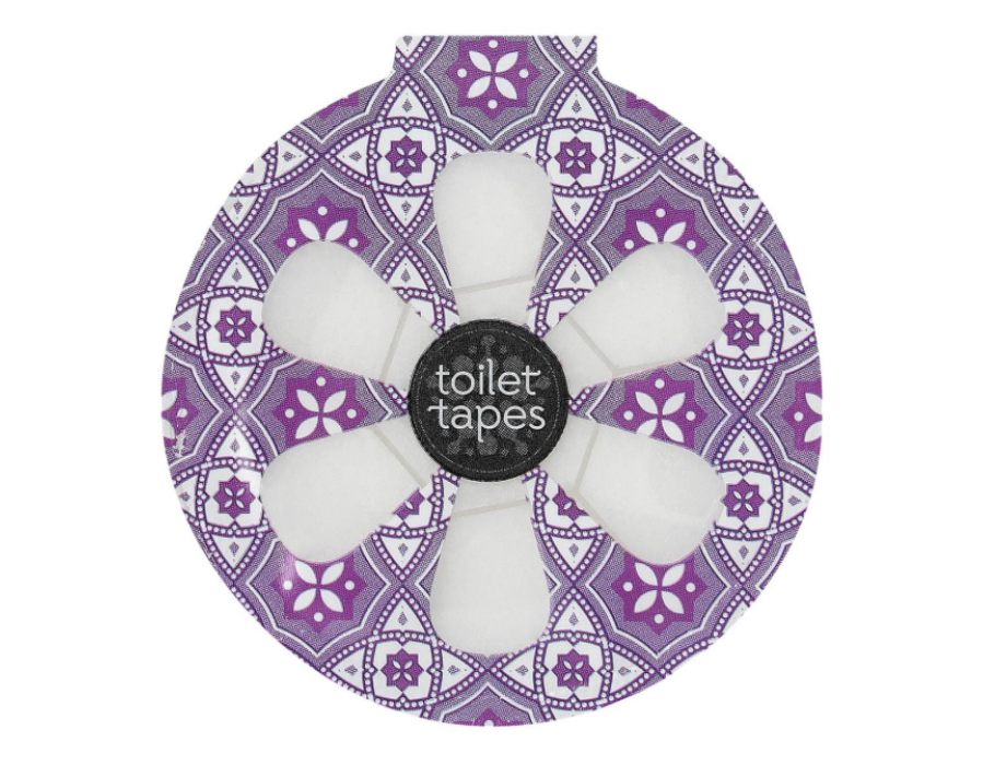 Toilettenbänder Toilettenband WC Block - Schöner Lavendel