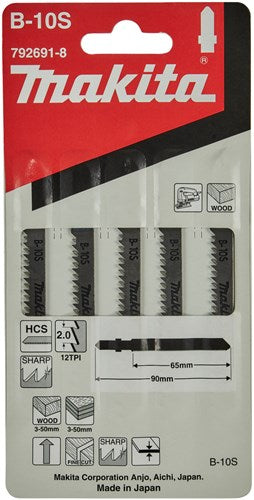 Makita Zubehör Stichsägeblatt B10S | 5 Stück - 792691-8