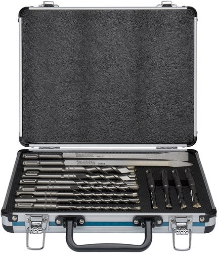 Makita-Zubehör b-64674 | pb4s sds+ Bohrmeißel-Set | 13-teiliges SDS-plus | im Aluminiumkoffer - B-64674