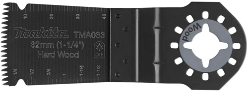 Zubehör für Makita Bimetall-Tauchsäge mit abgerundeter Schneide und japanischer Verzahnung TMA033 I32 BIM HH GZ – B-39241