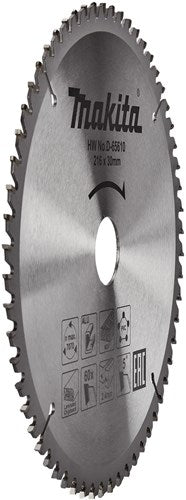 Makita Zubehör D-81430 Kappsägeblatt | verschiedene Materialien | 216x30x2,4 | 60t | 5g - d-81430