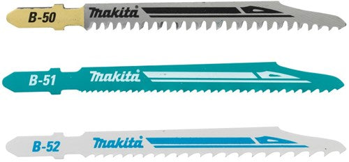 Makita Zubehör Stichsägeblätter HSS-Sortiment B50 51 52 – B-06292