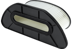 Makita Zubehör Mundharmonika-Grobstaubfilter VC3211M – 141875-9