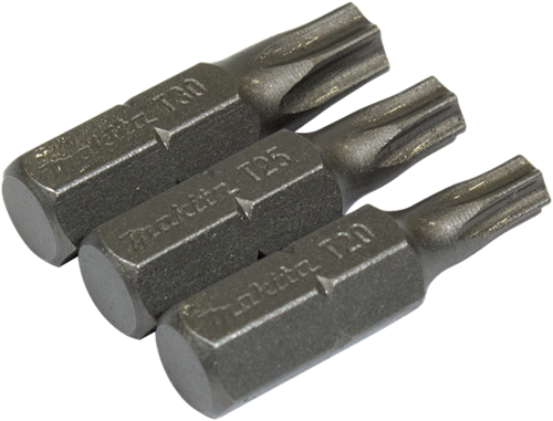 Makita Zubehör Schraubendreher-Bit-Set Torx 3-teilig – B-24533 – B-24533