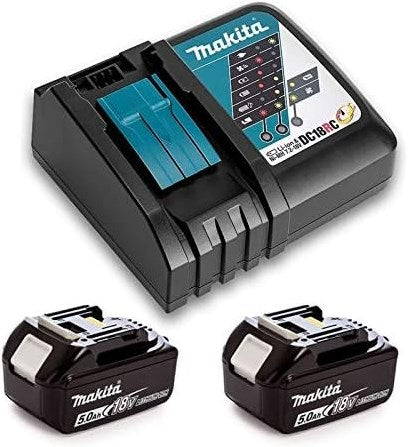 Makita Ladesystem-Set, Stromquellen-Kit, Stromquellen-Kit, 18 V, 5,0 Ah