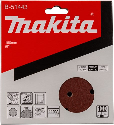 Makita Zubehör Schleifscheibe K100 150 mm – B-51443