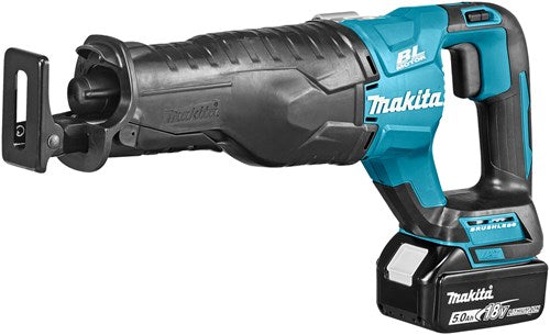 Makita DJR187RTE 18V Akku-Säbelsäge bürstenlos | 5,0 Ah Akku (2 Stück), Schnellladegerät, Koffer