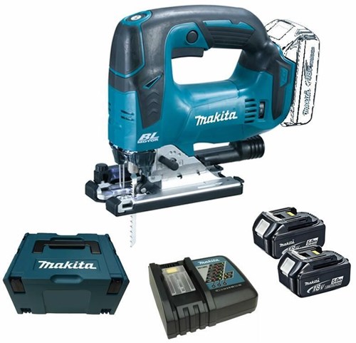 Makita djv182rtj Akku-Stichsäge mit D-Griff | 18 V 5,0 Ah – djv182rtj