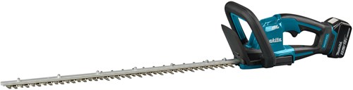 Makita duh606rt | LXT 18 V Heckenschere | 60cm | 5,0-Ah-Akku (1 Stück), Schnellladegerät, im Karton – duh606rt