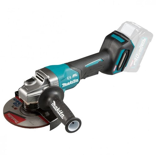 Makita ga035gz | 40 V max. | Winkelschleifer | 150mm | Körper | ohne Akkus und Ladegerät | im Karton | Verriegelungsschalter - ga035gz