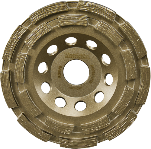 Zubehör für Makita-Topfschleifer | Diamant | segmentiert | 125 mm – d-80606