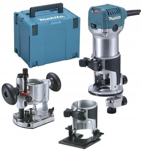 Makita rt0702cx2j | 230 V Kantenfräser | mit verschiedenen Füßen | in mbox - rt0702cx2j