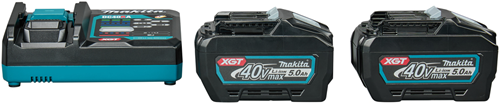 Makita Starterset xgt dc40ra 2x bl4050f | 40 V 5,0 Ah Batterie – 1911v6-0