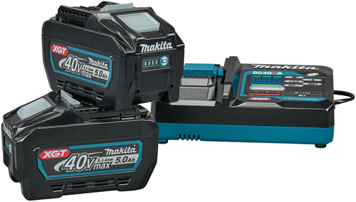 Makita Starterset xgt dc40ra 2x bl4050f | 40 V 5,0 Ah Batterie – 1911v6-0
