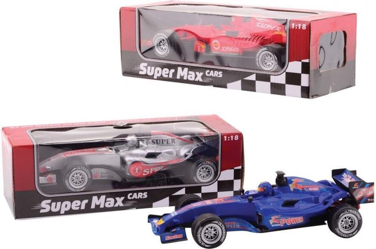 Cilgro Super-Max-Autos, großes Formel-1-Auto mit dem bekannten Rennsound und den bekannten Rennlichtern, 37 cm lang