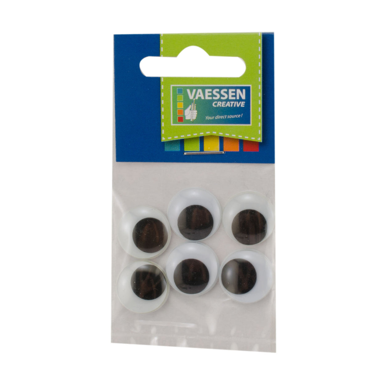 Vaessen creative • Augen bewegliche Platte 17mm 6St